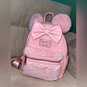 Pink loungefly Disney Mickey